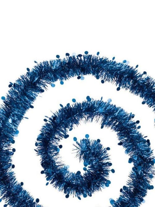 Guirlande de Noel 4 plis Pastilles 200 cm bleu nuit - Kiabi Guirlande de Noel 4 plis Pastilles 200 cm bleu nuit - Kiabi