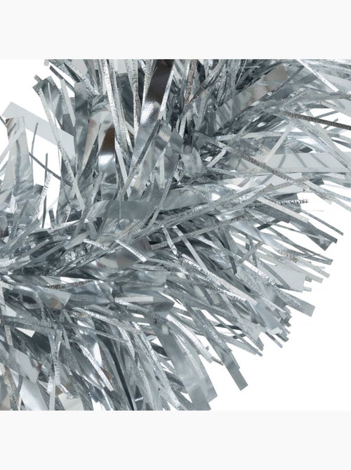 Guirlande de noël boa 150x8x2m argent - Kiabi