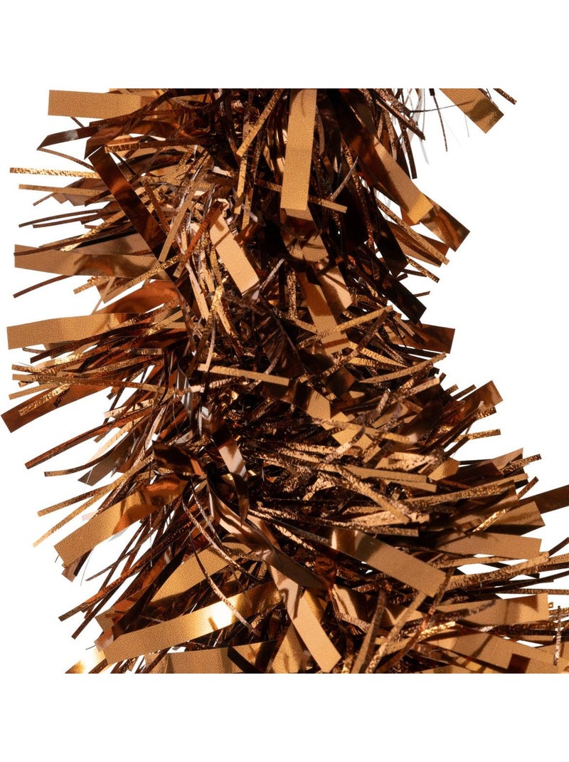Guirlande de noël boa 150x8x2m bronze Marron - Kiabi