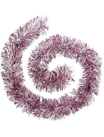 Guirlande de noël boa 150x8x2m rose