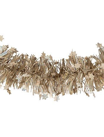 Guirlande de noël étoile 100x6x2m nude