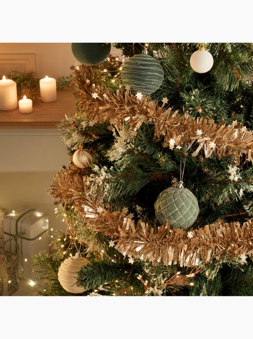 Guirlande de noël étoile 100x6x2m nude - Kiabi