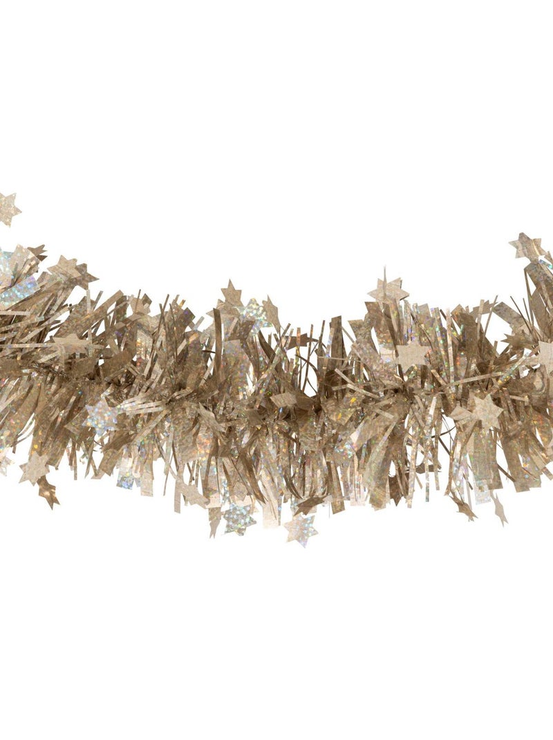 Guirlande de noël étoile 100x6x2m nude Beige - Kiabi