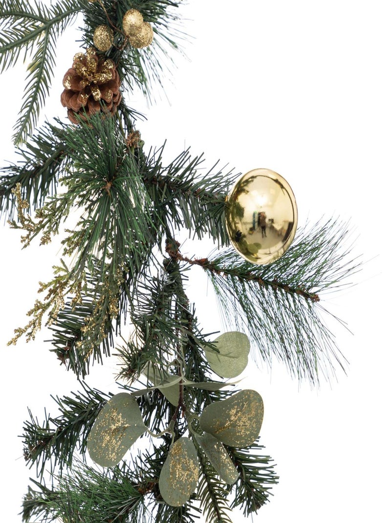 Guirlande de Noël eucalyptus Vert - Kiabi