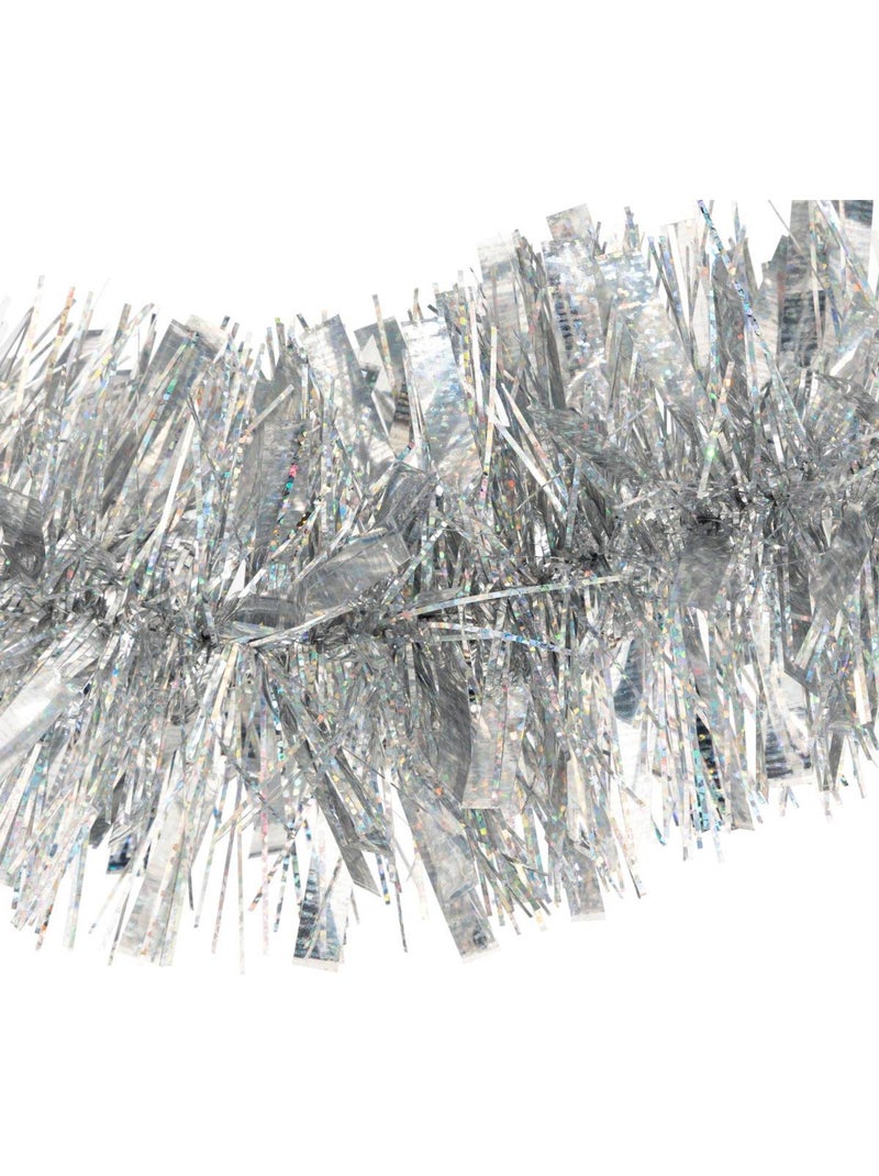 Guirlande de noël longue laser argenté 100x6x3m Argent - Kiabi