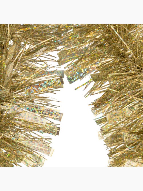 Guirlande de noël longue laser doré 100x6x3m - Kiabi