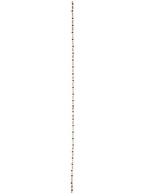 Guirlande de noël motif bonbons rouge, vert et blanc 240 cm - Kiabi
