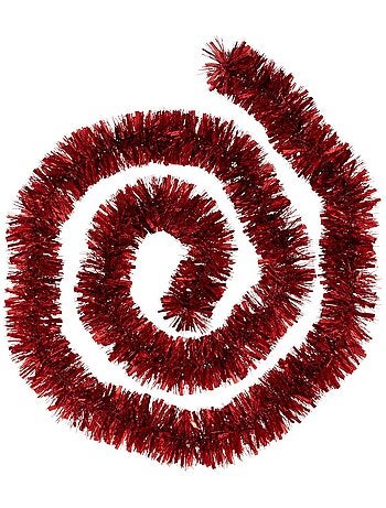 Guirlande de noël longue laser argenté 100x6x3m