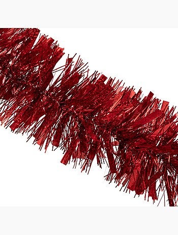 Guirlande de noël longue laser argenté 100x6x3m