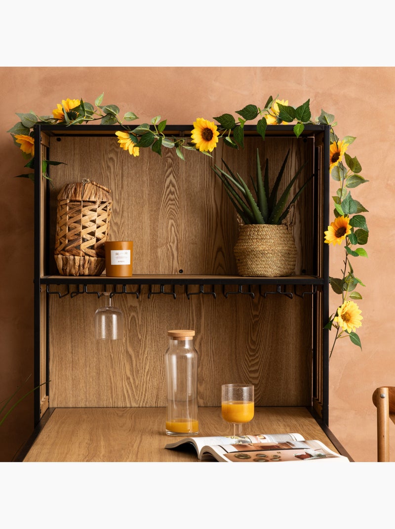 Guirlande de tournesols artificiels NAKI Jaune - Kiabi