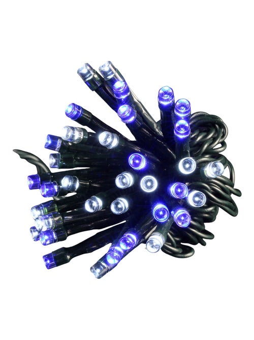 Guirlande electrique 120 Led blanc bleues 6m - Kiabi Guirlande electrique 120 Led blanc bleues 6m - Kiabi