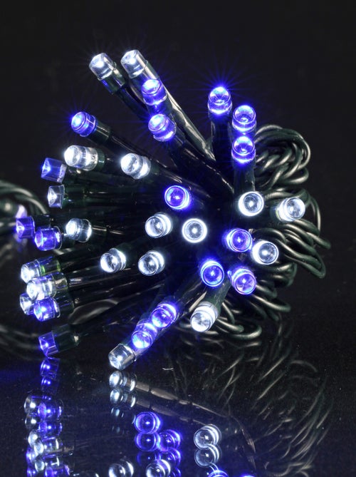 Guirlande electrique 120 Led blanc bleues 6m - Kiabi Guirlande electrique 120 Led blanc bleues 6m - Kiabi