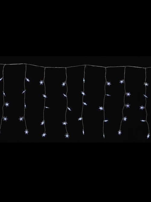 Guirlande électrique Banniere 60 Led flocons - Kiabi