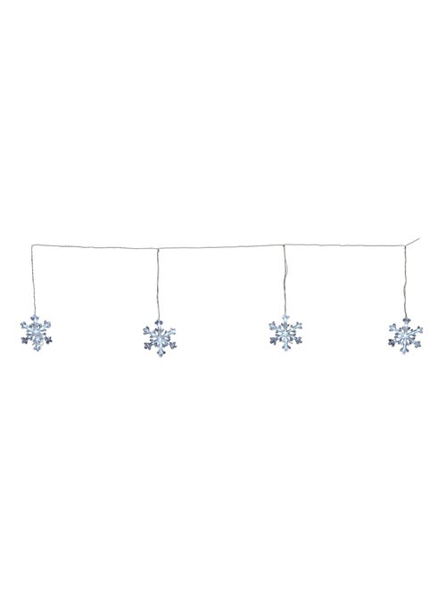 Guirlande électrique bannière de flocons 50Led - Kiabi