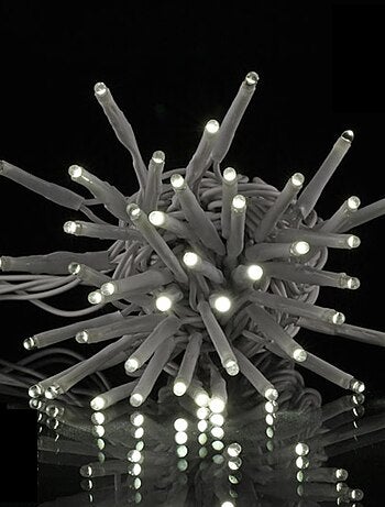 Guirlande électrique exterieur 120 Led blanc 12m