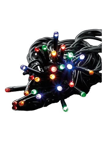 Guirlande électrique exterieur 180 Led multicouleur 20m fil noir