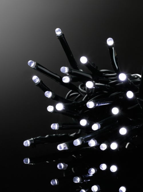 Guirlande électrique exterieur 60 led blanc 6m - Kiabi