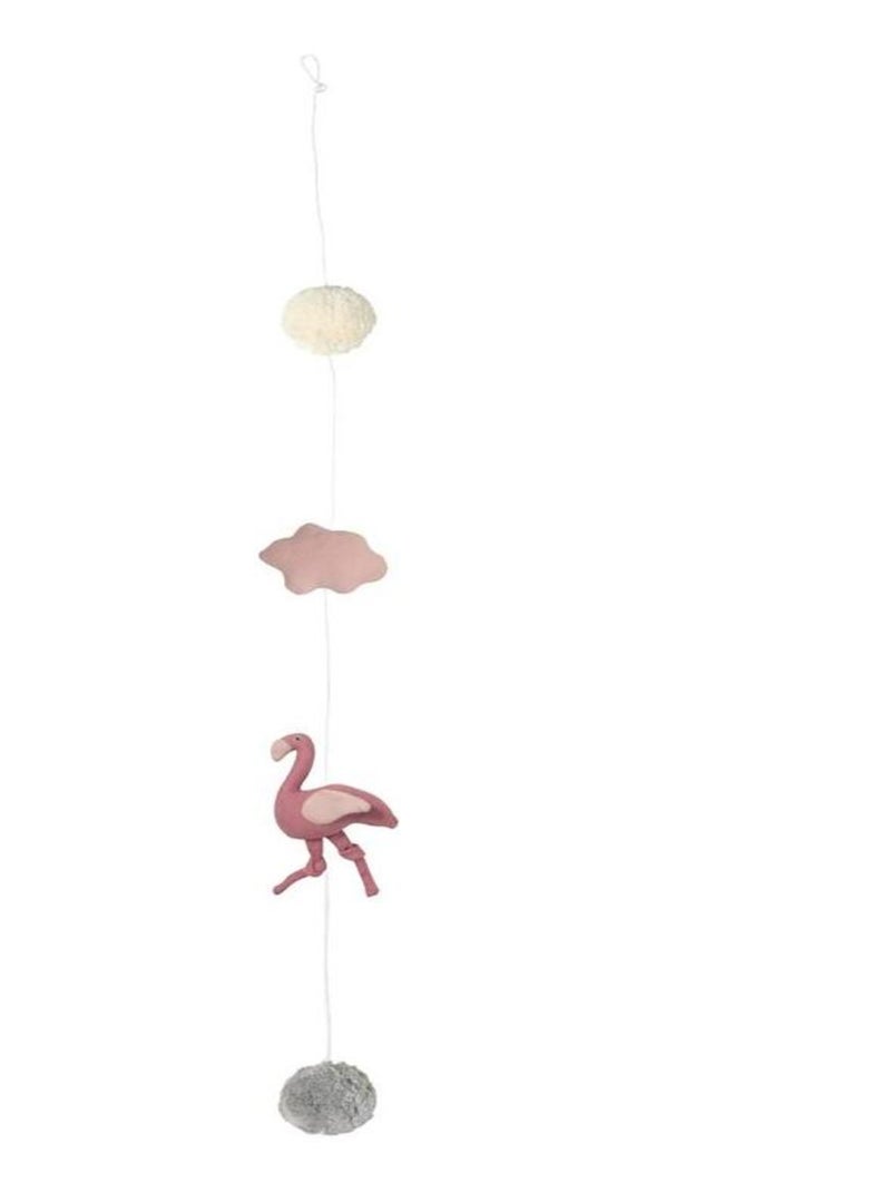 Guirlande en coton jersey flamant rose Small Rose foncé - Kiabi