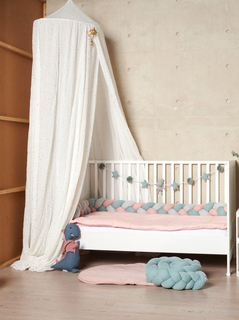 Guirlande en coton jersey hippo 100 cm verticale Gris - Kiabi