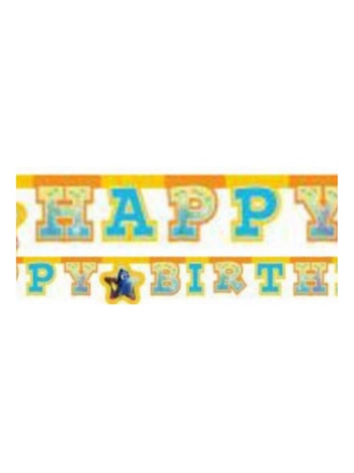 Guirlande en papier Disney Le Monde De Dory -Happy Birthday- 200cm - Kiabi