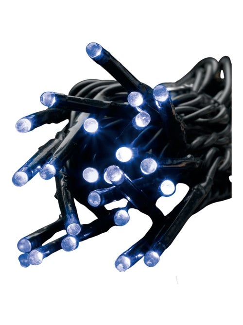 Guirlande exterieur 180 Led bleu 20m fil noir - Kiabi Guirlande exterieur 180 Led bleu 20m fil noir - Kiabi
