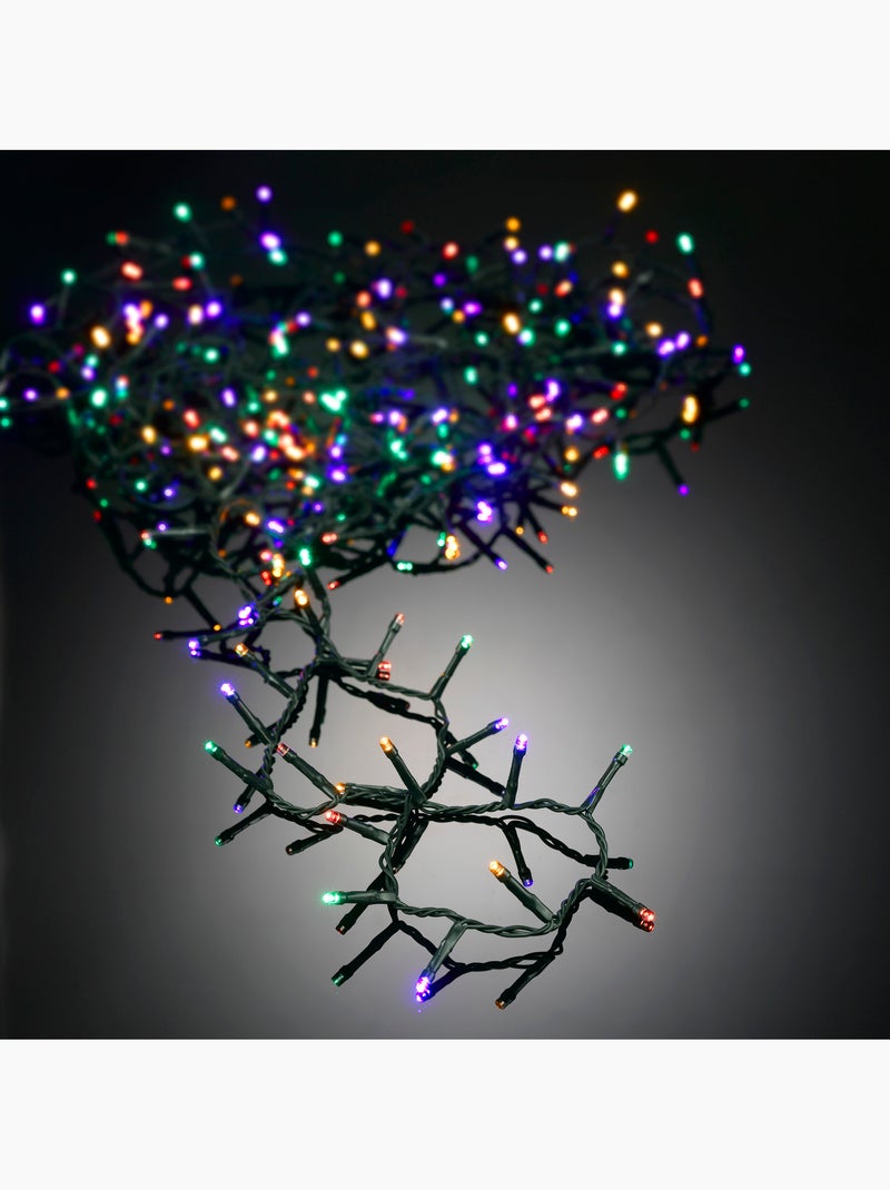 Guirlande exterieur 200Led Multicouleur 8m Multicolore - Kiabi