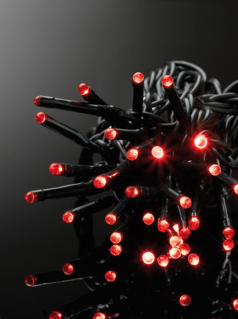 Guirlande exterieur 240 Led 25 m rouge Rouge - Kiabi