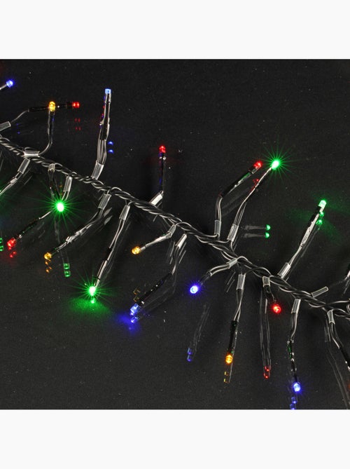 Guirlande exterieur large 200 Led 2 m multicouleur - Kiabi