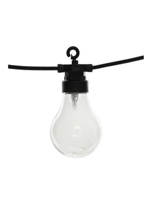 Guirlande extérieur LED solaire 10 ampoules 5m - Kiabi
