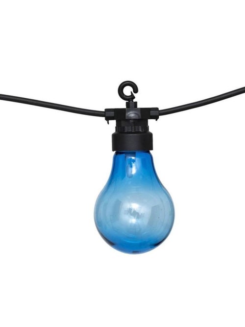 Guirlande extérieur LED solaire 10 ampoules couleur 5m - Kiabi Guirlande extérieur LED solaire 10 ampoules couleur 5m - Kiabi