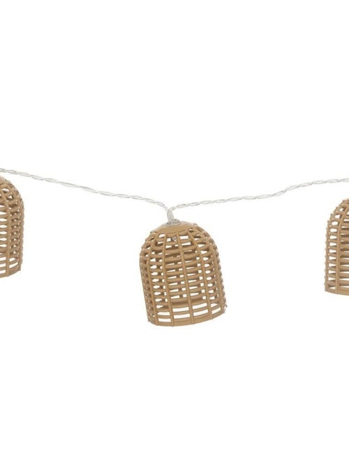 Guirlande extérieur LED solaire 10 ampoules - Kiabi