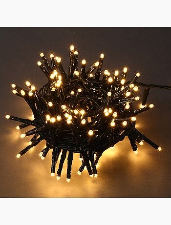 Guirlande exterieure 600 Led blanc chaud 15 m