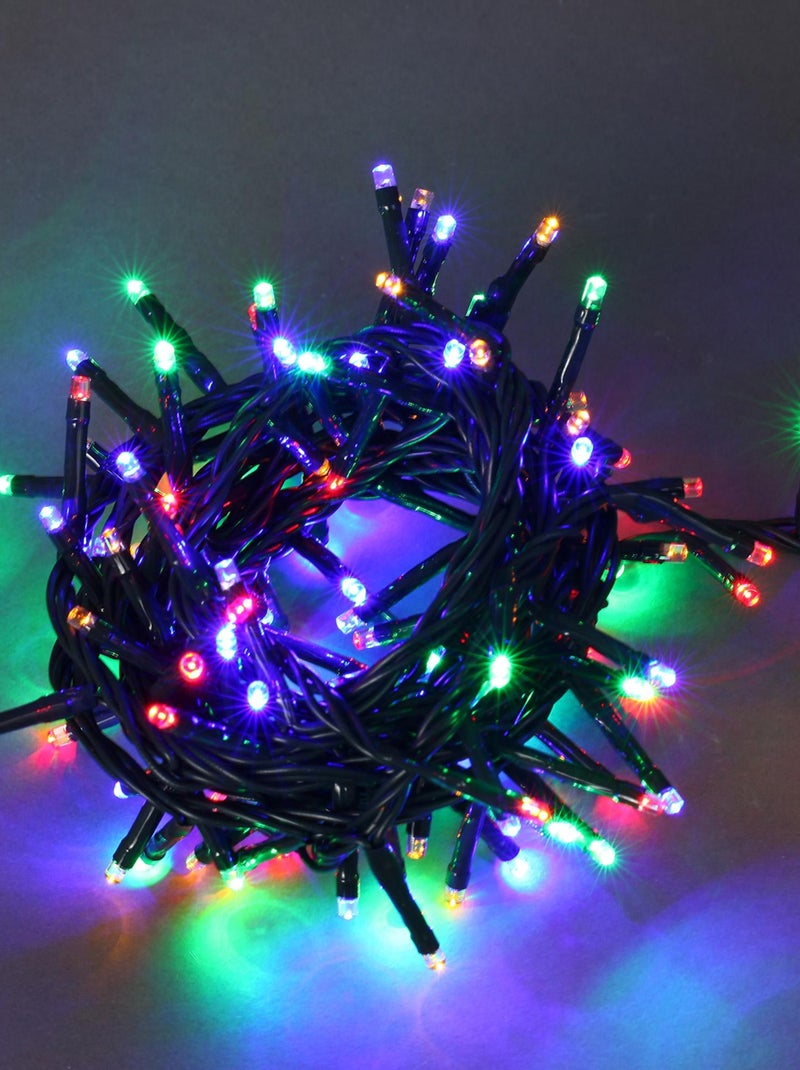 Guirlande exterieure 800 Led multicouleur 20 m Multicolore - Kiabi