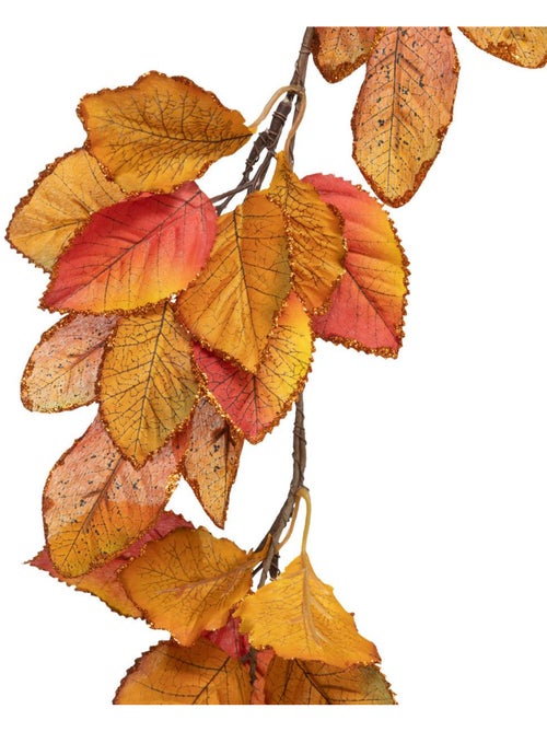 Guirlande feuilles automne 1,80m plastique - Kiabi