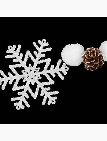 Guirlande flocons déco 1,8 m