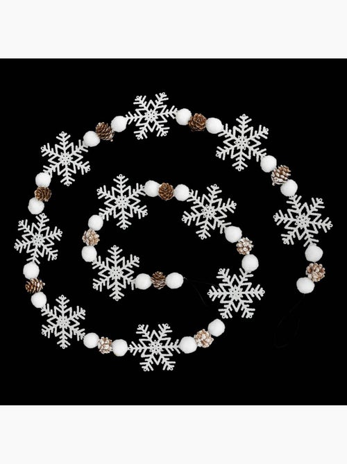 Guirlande flocons déco 1,8 m - Kiabi