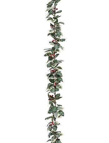 Guirlande houx 1,80m plastique