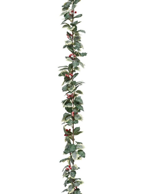 Guirlande houx 1,80m plastique - Kiabi Guirlande houx 1,80m plastique - Kiabi