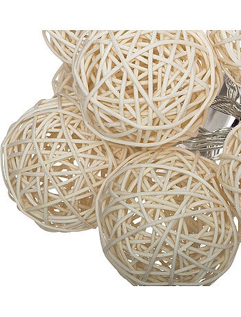 Guirlande LED 10 boules à pile ROTIN