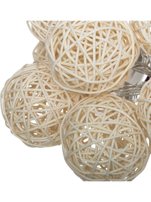 Guirlande LED 10 boules à pile ROTIN - Kiabi