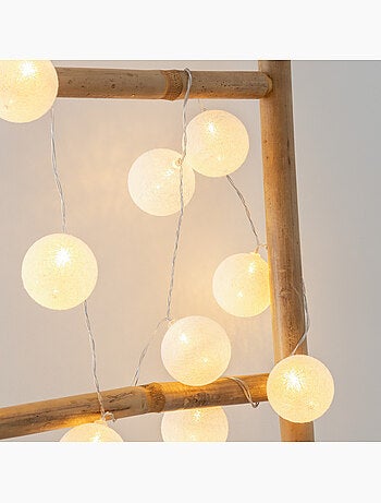 Guirlande LED 10 boules à pile TARA