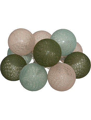 Guirlande LED 10 boules à pile TARA