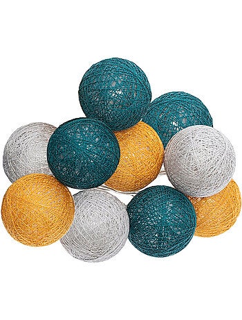 Guirlande LED 10 boules à pile TARA