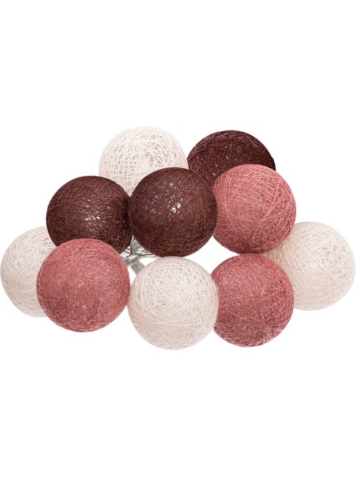 Guirlande LED 10 boules à pile TARA - Kiabi