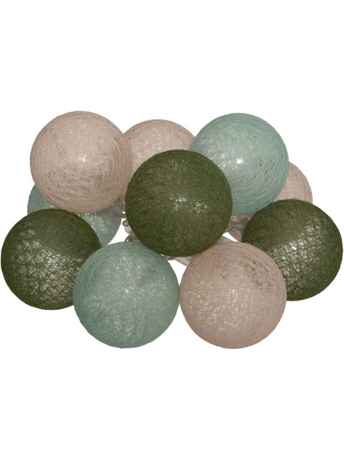 Guirlande LED 10 boules à pile TARA - Kiabi