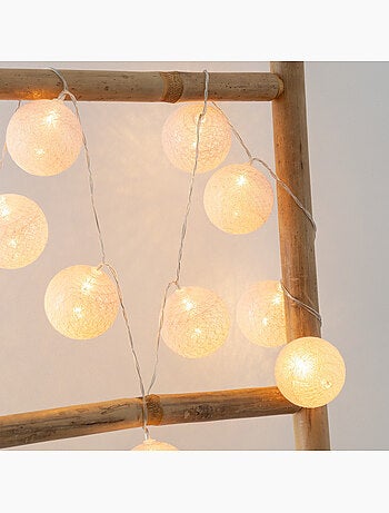 Guirlande LED 10 boules à pile TARA