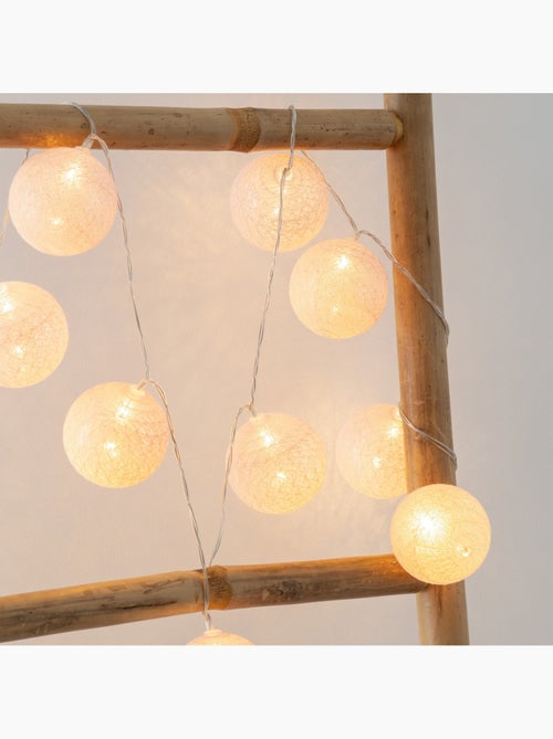 Guirlande LED 10 boules à pile TARA - Kiabi