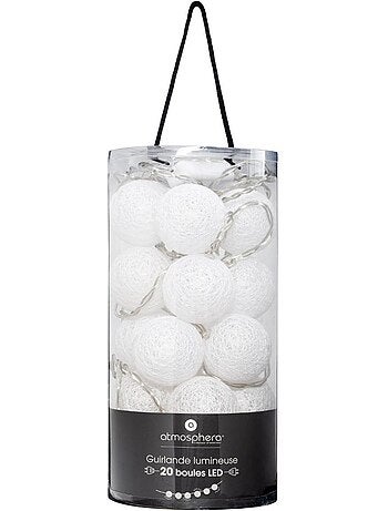 Guirlande LED 20 boules secteur TARA