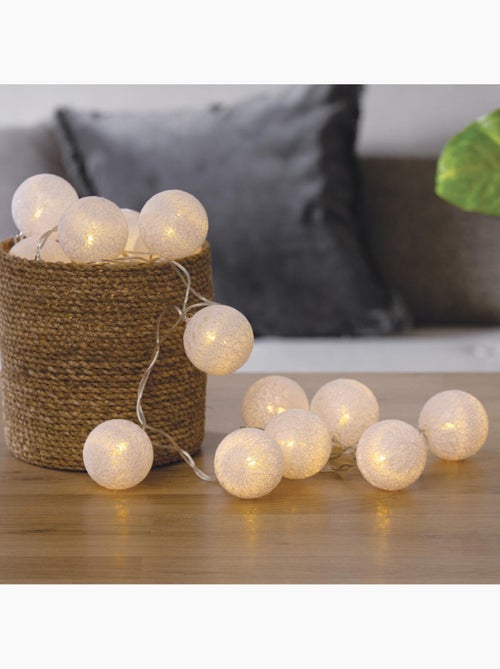 Guirlande LED 20 boules secteur TARA - Kiabi