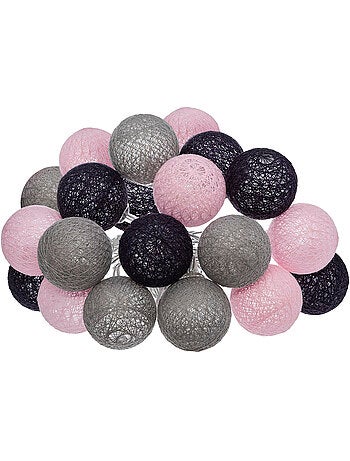 Guirlande LED 20 boules secteur TARA